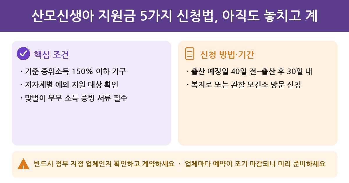 산모신생아 산모신생아 지원금 5가지 신청법, 아직도 놓치고 계