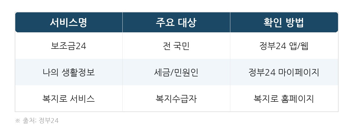 정부지원금 정부지원금 수급 이력 확인하는 3가지 쉬운 방법